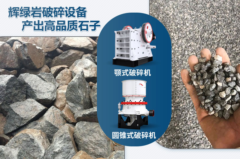 輝綠巖破碎可用的破碎機有哪些？價格多少？
