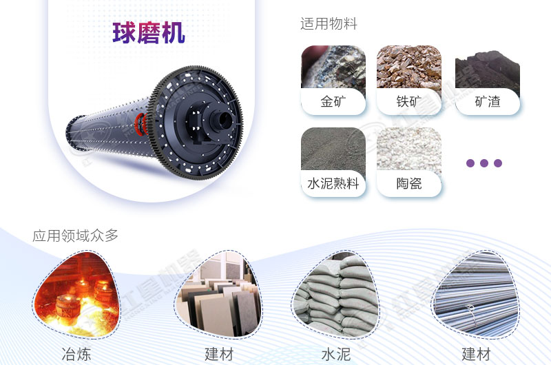 水泥球磨機(jī)設(shè)備優(yōu)勢(shì)多，應(yīng)用廣泛