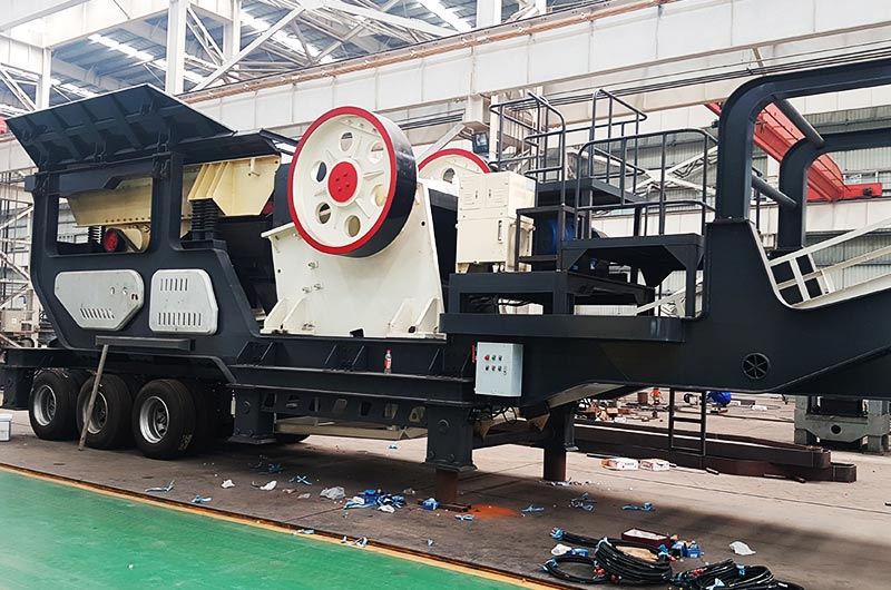 車載流動破碎石仔機，一體式作業(yè)，碎石更輕松