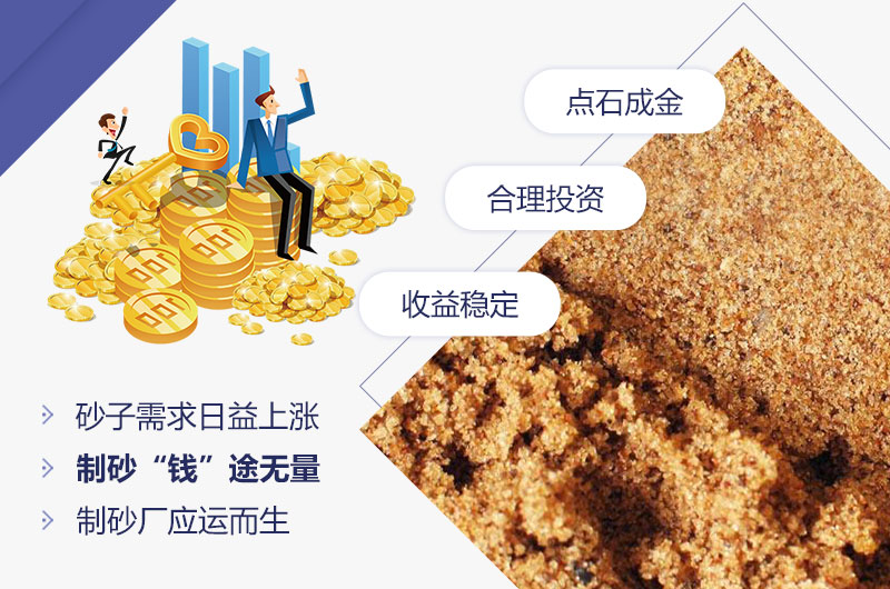 石頭制砂低投資，高收益