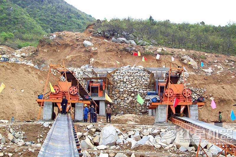 廢棄混凝土再生石子線多少錢一套？鋪路石子一立方價(jià)格多少？